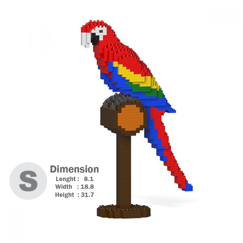 Scarlet Macaw - 3D Jekca constructor ST19MA01