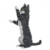 Grey Tabby Cats (Darker) - 3D Jekca constructor ST19CA14-M02