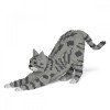 Grey Tabby Cats (Lighter) - 3D Jekca constructor ST19CA05-M03