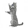 Grey Tabby Cats (Lighter) - 3D Jekca constructor ST19CA14-M03