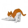 Orange and White Cat - 3D Jekca constructor ST19CA13-M03