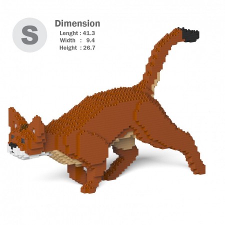 Abyssinian Cats - 3D Jekca constructor ST19ACA03