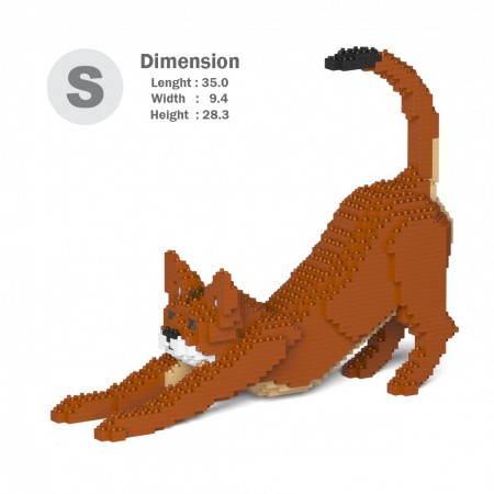 Abyssinian Cats - 3D Jekca constructor ST19ACA04
