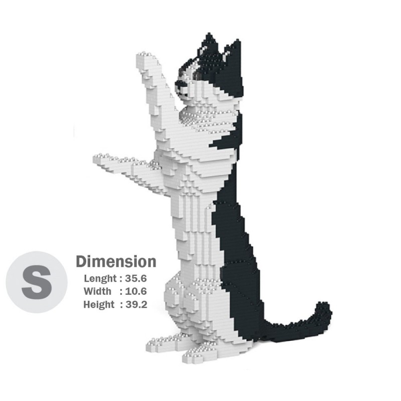 Black and White Cats - 3D Jekca constructor ST19CA17-M02