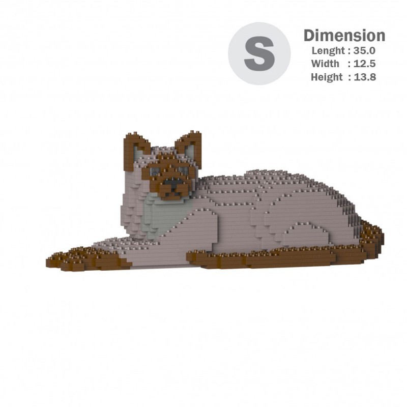 Tonkinese Cats - 3D Jekca constructor ST19TKC03-M01