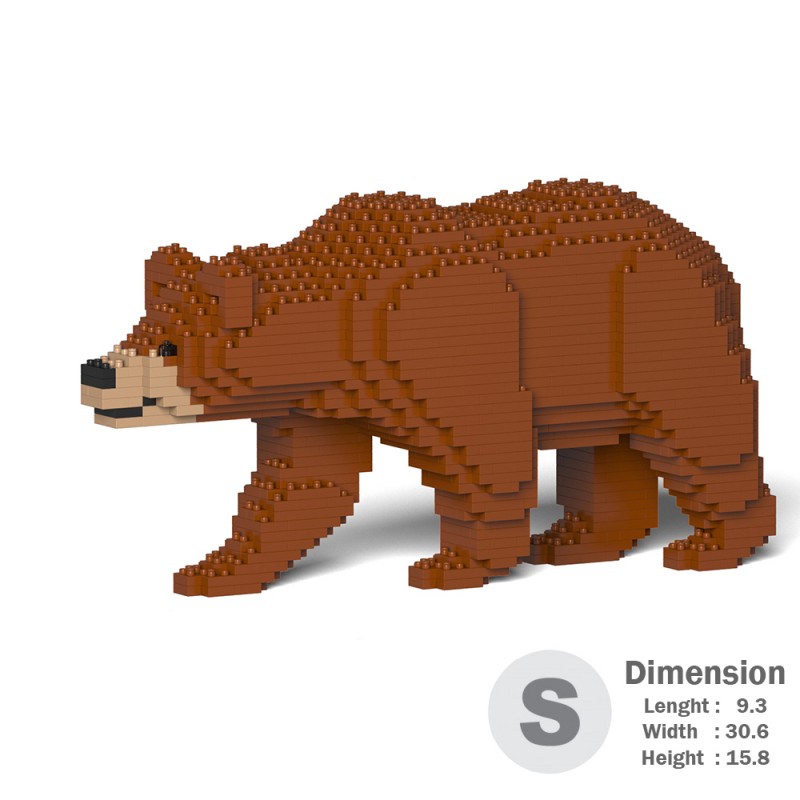 Brown Bear - 3D Jekca constructor ST19ML20