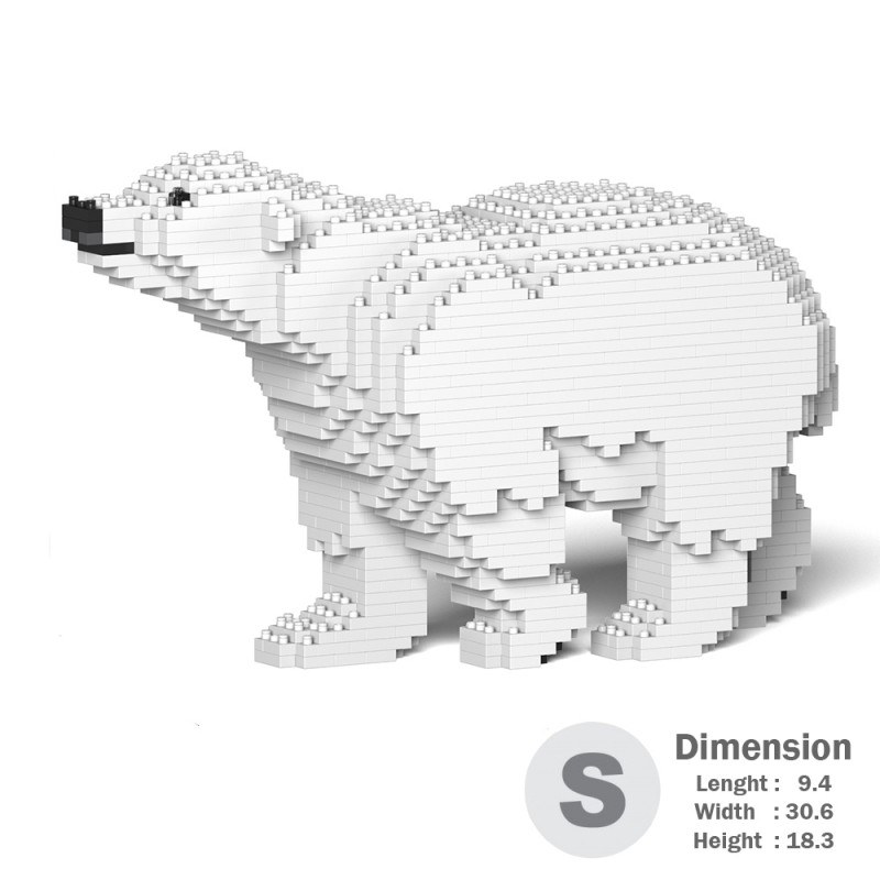 Polar Bear - 3D Jekca constructor ST19ML17