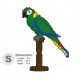 Yellow Collared Macaw - 3D Jekca constructor ST19MA07