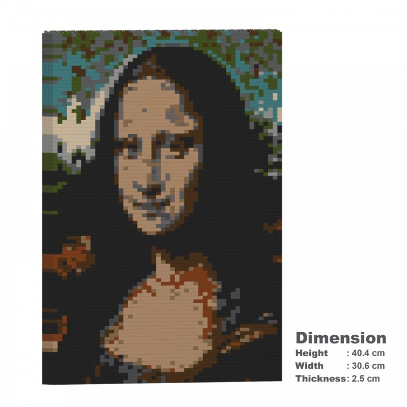 Mona Lisa - 3D Jekca constructor ST24CP03