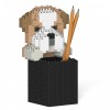 Pencil Cups - English Bulldog - 3D Jekca constructor ST01DPC01