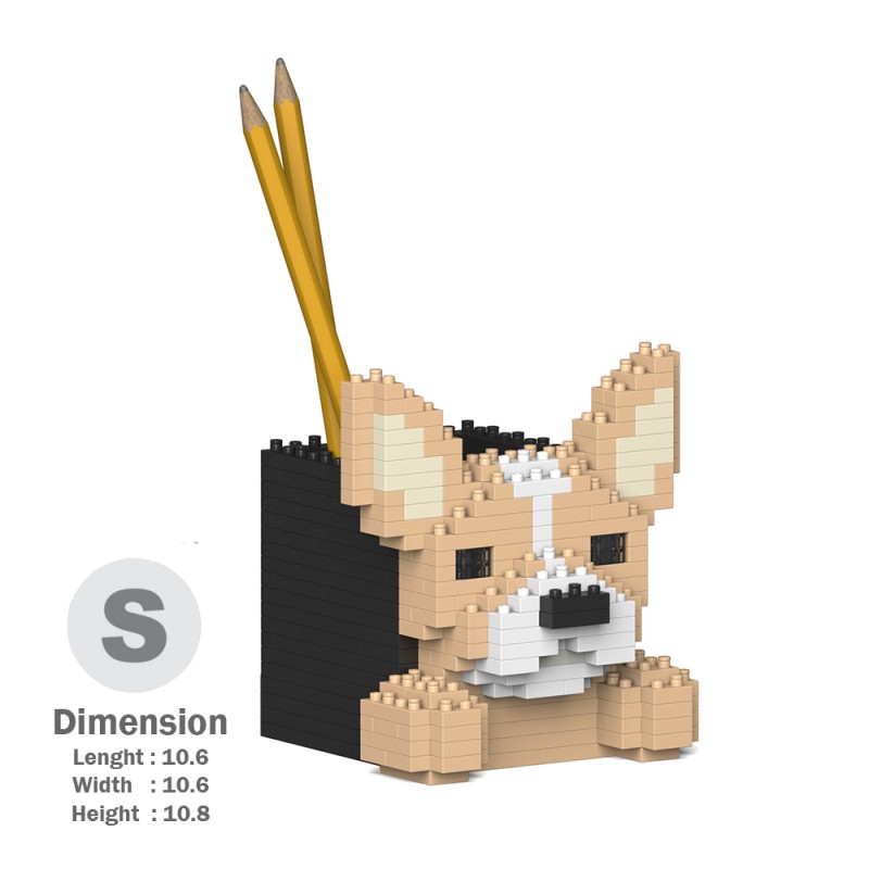 Pencil Cups - Chihuahua - 3D Jekca constructor ST01DPC10