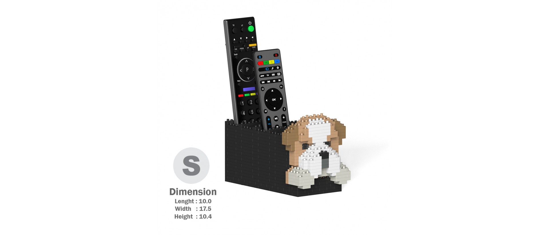 Remote Control Racks - English Bulldog - 3D Jekca constructor ST09DRC01