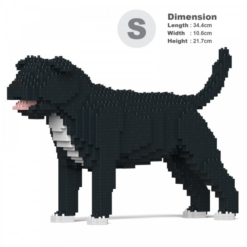 Staffordshire Bull Terrier - 3D Jekca constructor ST19PT48-M02