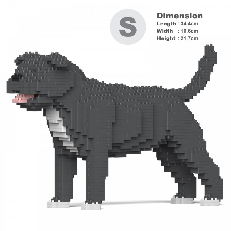 Staffordshire Bull Terrier - 3D Jekca constructor ST19PT48-M04
