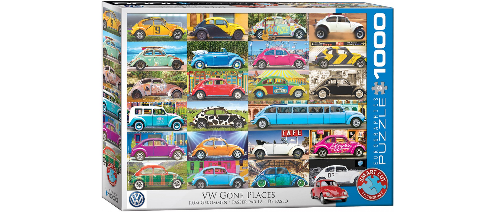 VW Beetle Gone Places - Puzzle Eurographics 6000-5422