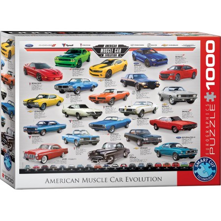 American Muscle Car Evolution - Puzzle Eurographics 6000-0682