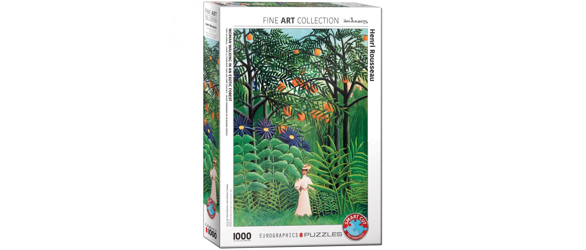 Woman Walking in an Exotic Forest - Puzzle Eurographics 6000-5608