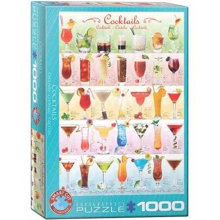 Cocktails, Puzzle, 1000 Pcs