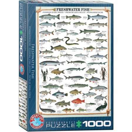 Freshwater Fish, Puzzle, 1000 Pcs