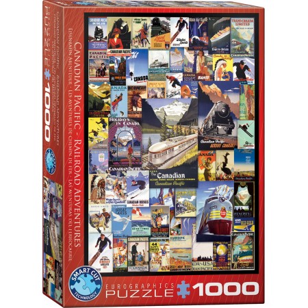 Canadian Pacific, Railroad Adventures, Puzzle, 1000 Pcs