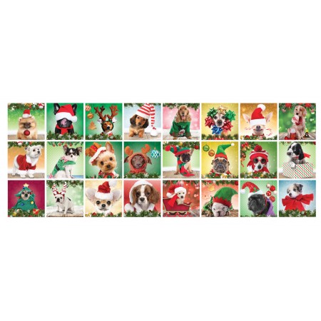 Christmas Dogs, Puzzle, 24 x 50 Pcs