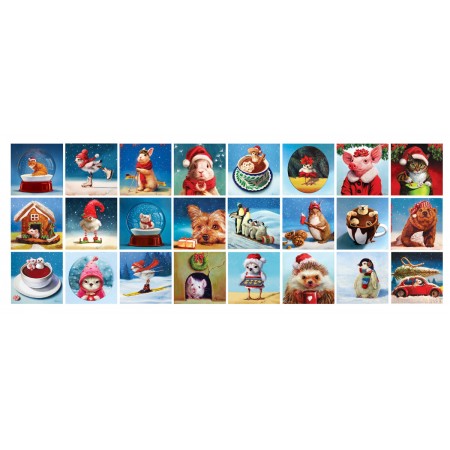 Christmas Animals, Puzzle, 24 x 50 Pcs