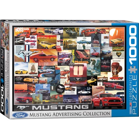 Ford Mustang Adversting Collection, Puzzle, 1000 Pcs