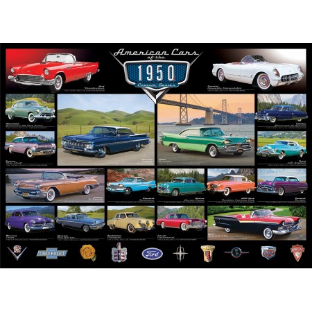 American Cars of the 1950s, Puzzle, 1000 Pcs