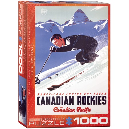 Banff Lake Louise Ski Areas, Puzzle, 1000 Pcs