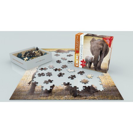 Elephant and Baby, Puzzle, 300 Pcs